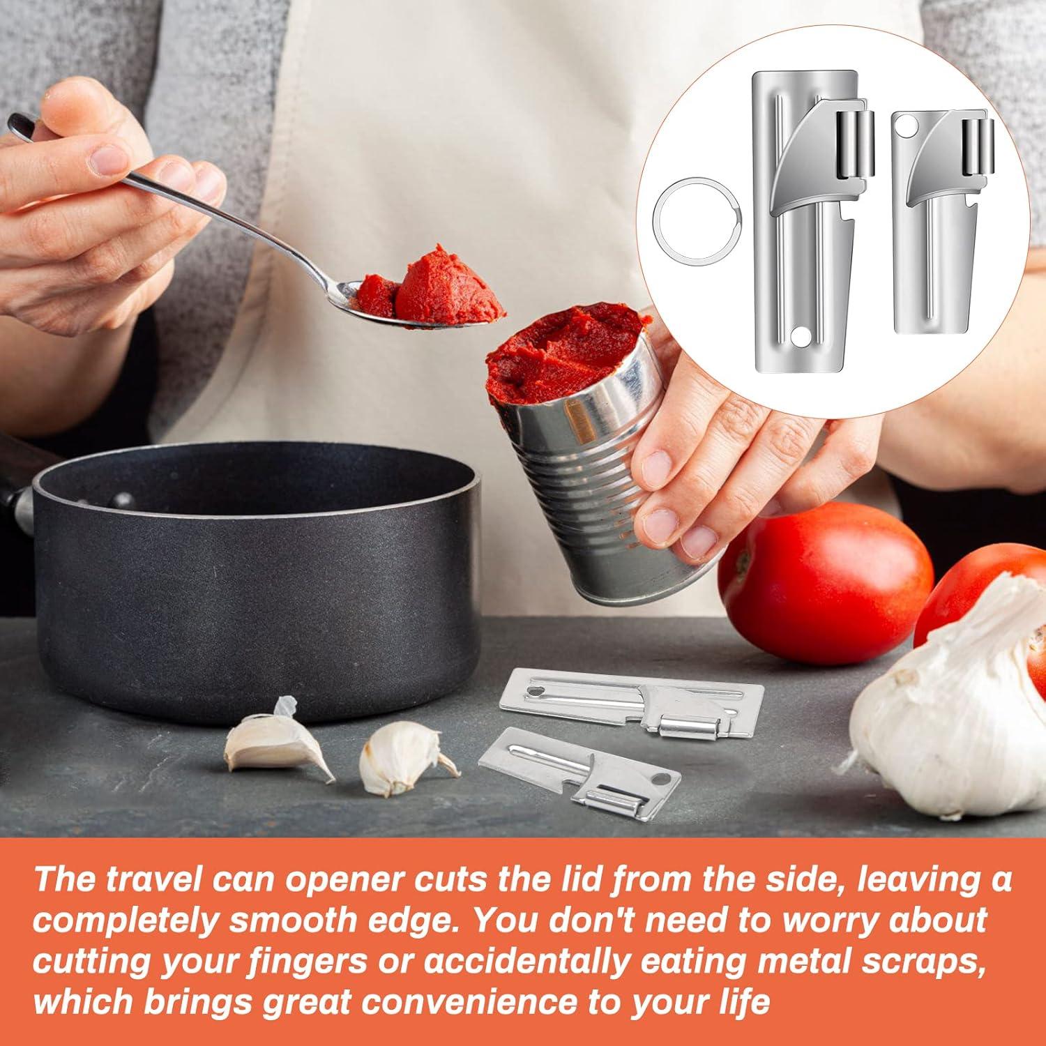 12 Abrelatas de Acero Inoxidable Anglecai P-38 y P-51