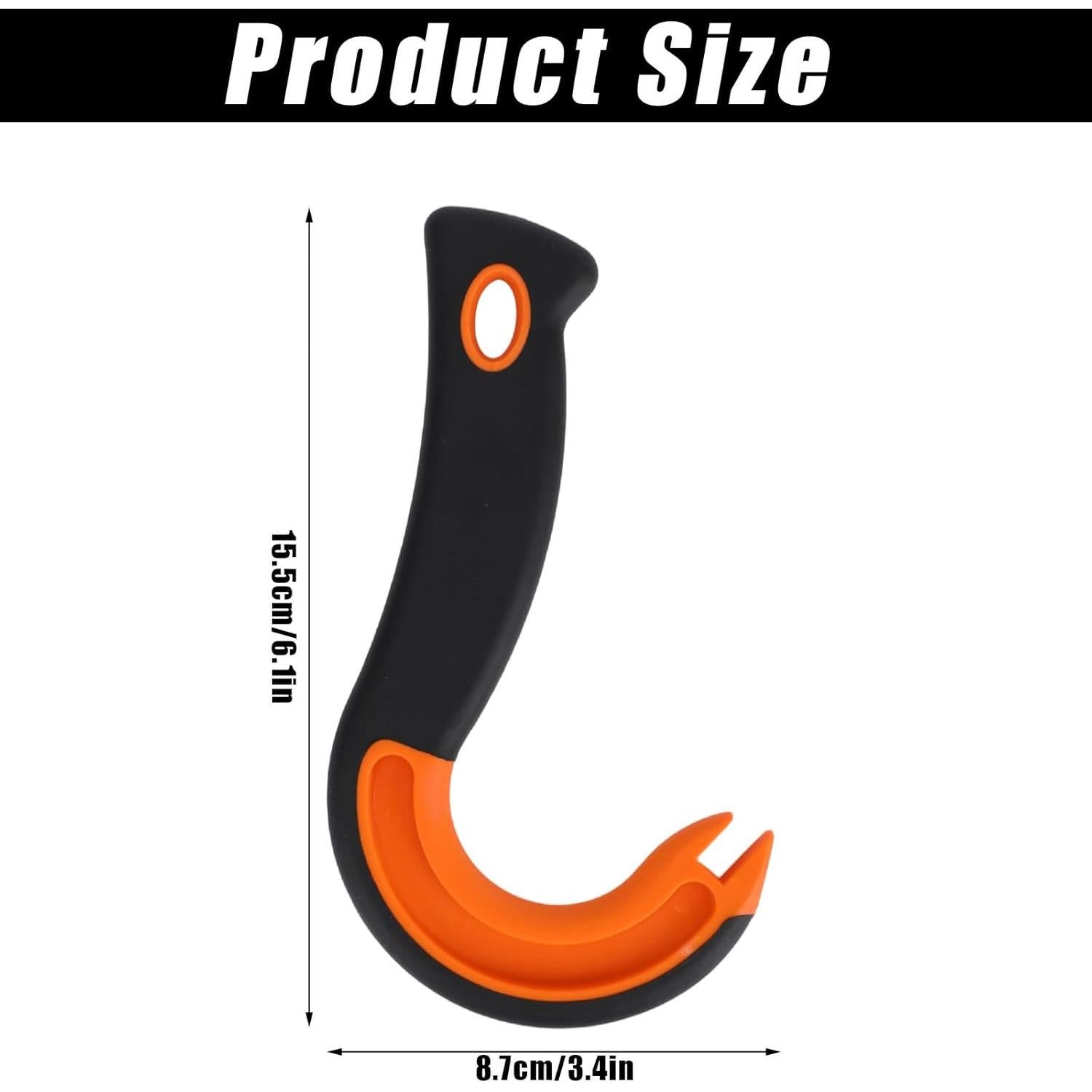Abre Latas de Anilla BOXOB Naranja Ergonomico Antideslizante