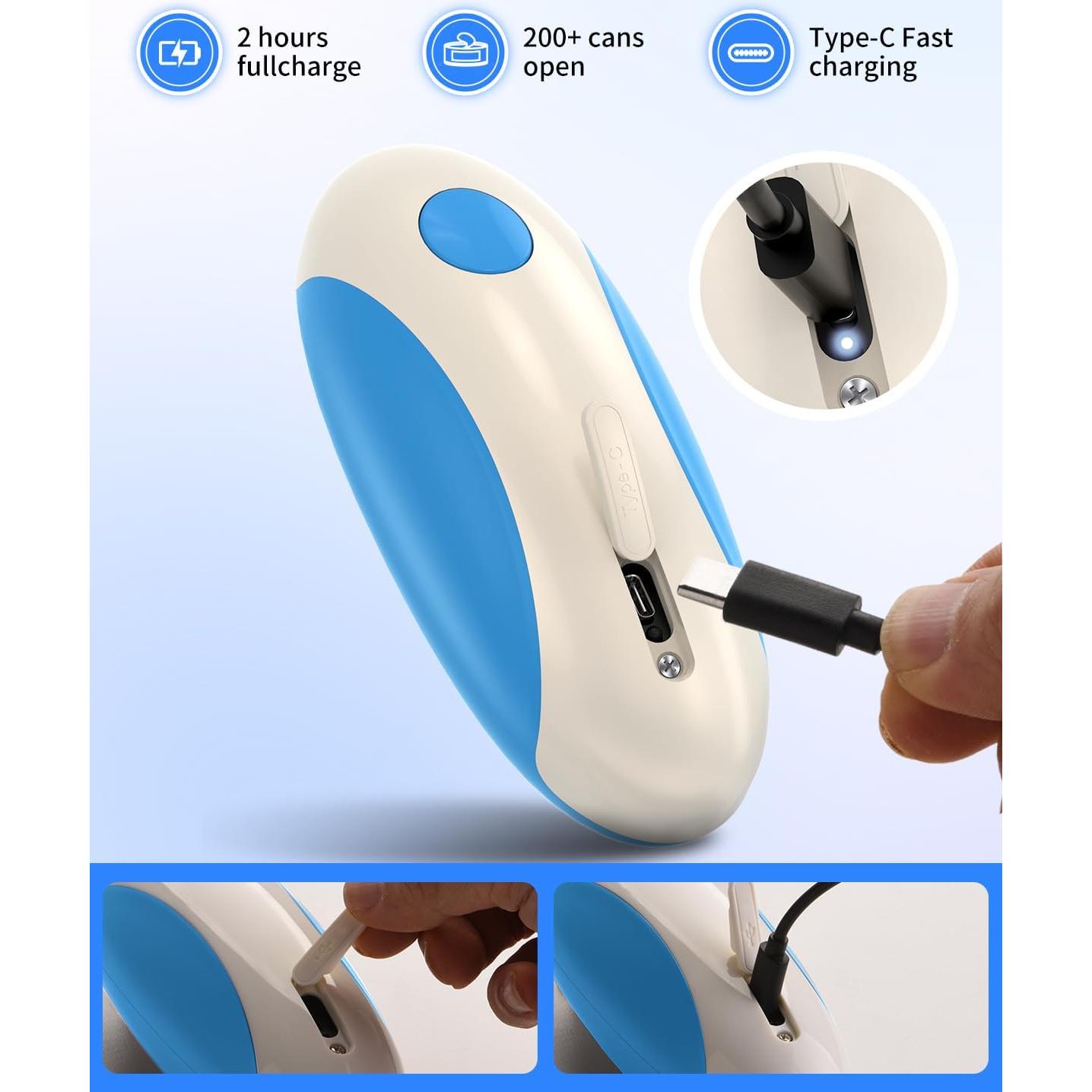 Abrelatas Eléctrico CIRCLE JOY KGQ-5A-BL Azul Automático