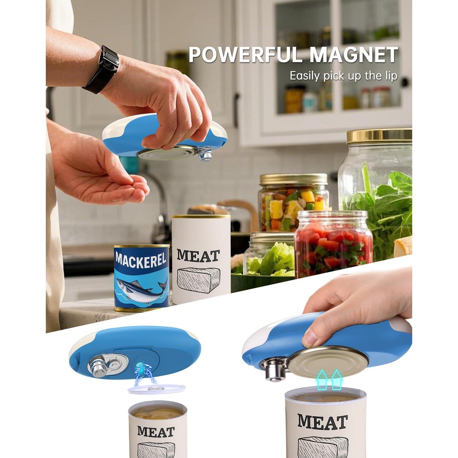 Abrelatas Eléctrico CIRCLE JOY KGQ-5A-BL Azul Automático