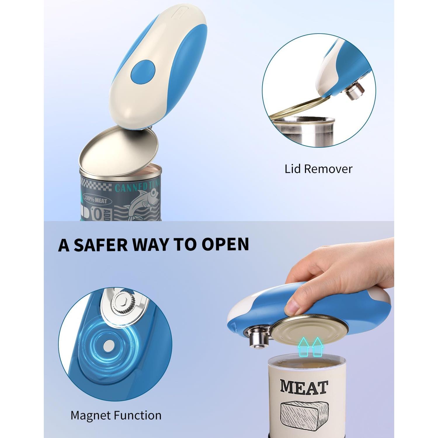 Abrelatas Eléctrico CIRCLE JOY KGQ-5A-BL Azul Automático