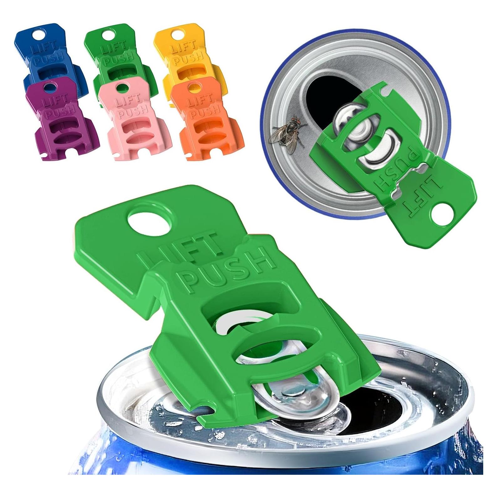 Abrebotellas BiniTPGo 6PACK - Tapas reutilizables arcoíris