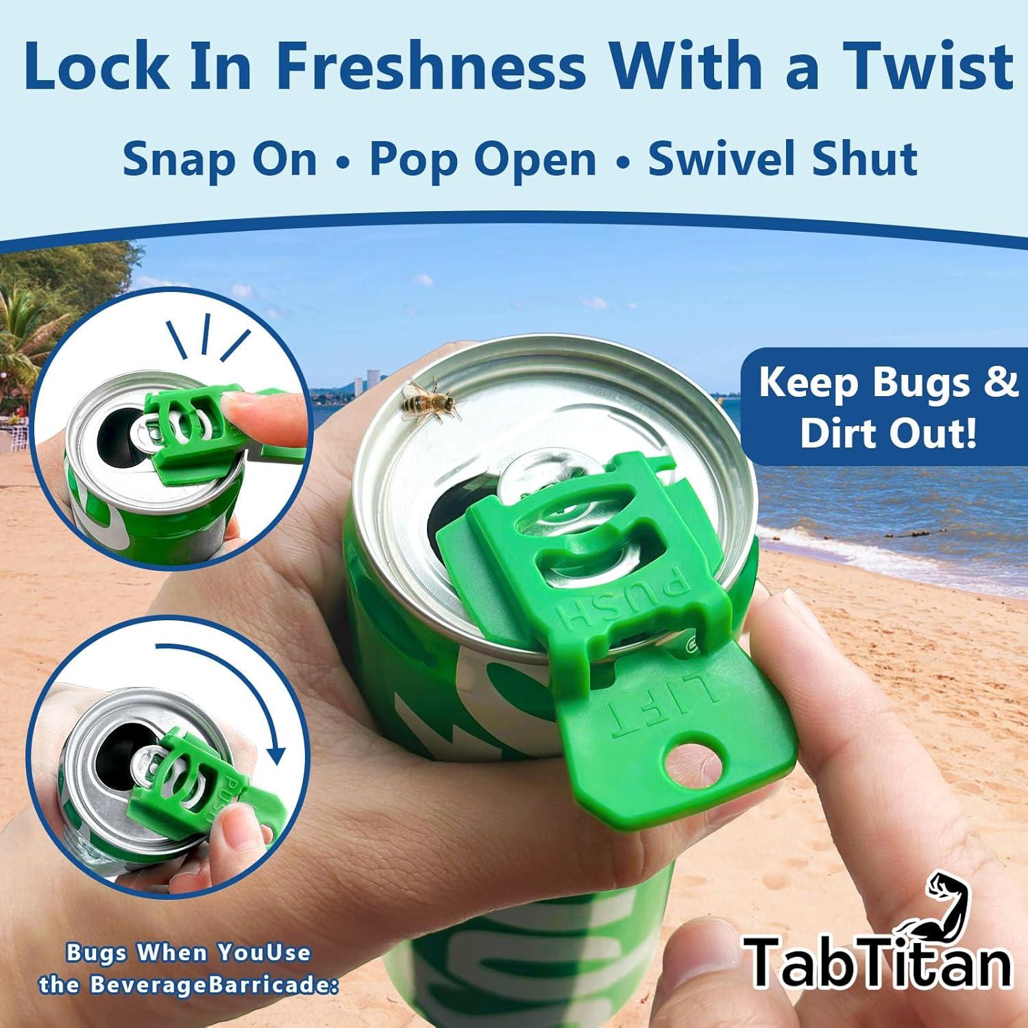 Abrebotellas BiniTPGo 6PACK - Tapas reutilizables arcoíris