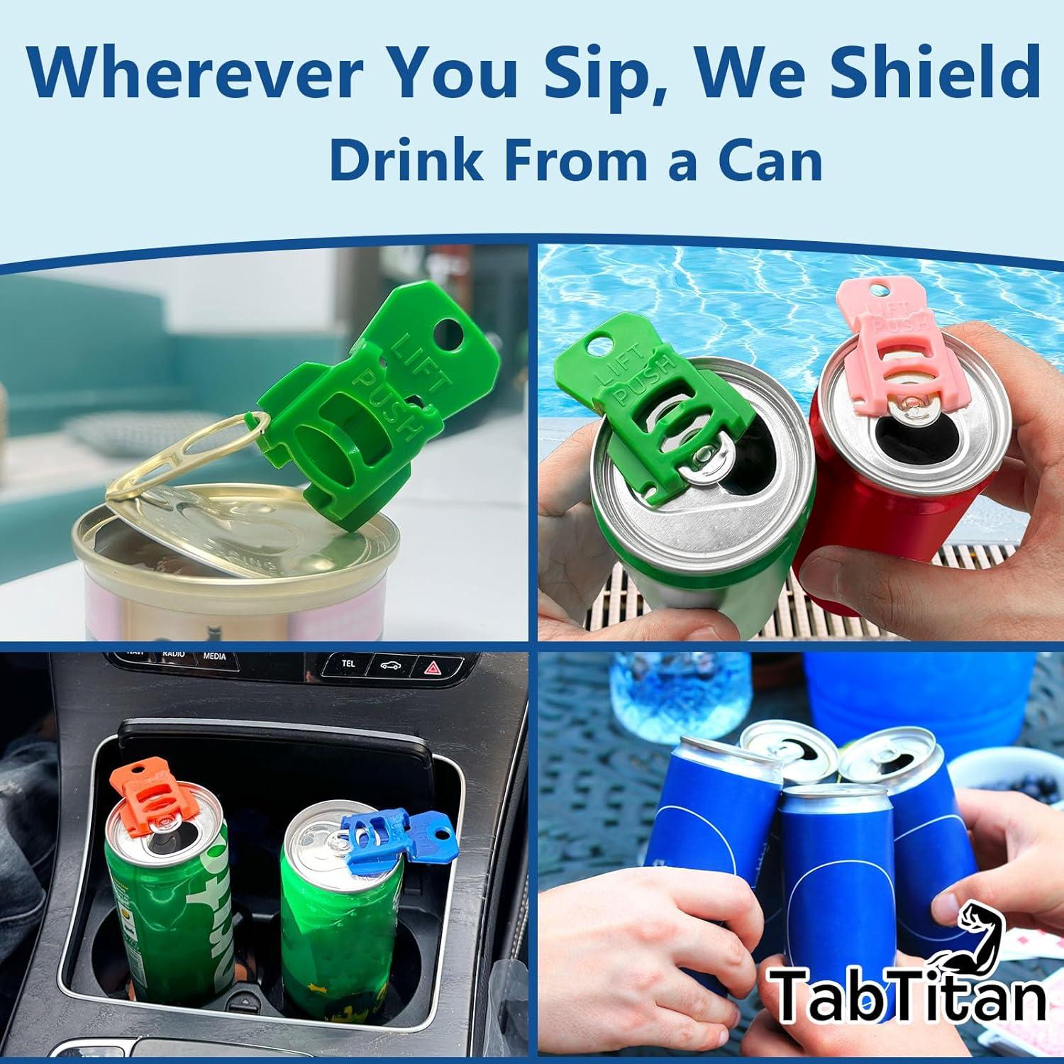 Abrebotellas BiniTPGo 6PACK - Tapas reutilizables arcoíris