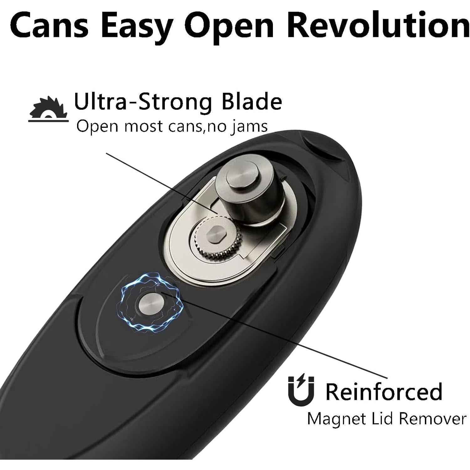 Abrelatas Eléctrico AidFree KGB-5A Automático Recargable