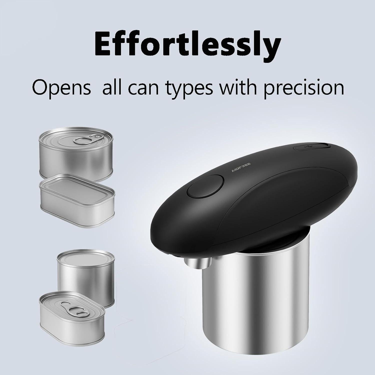 Abrelatas Eléctrico AidFree KGB-5A Automático Recargable