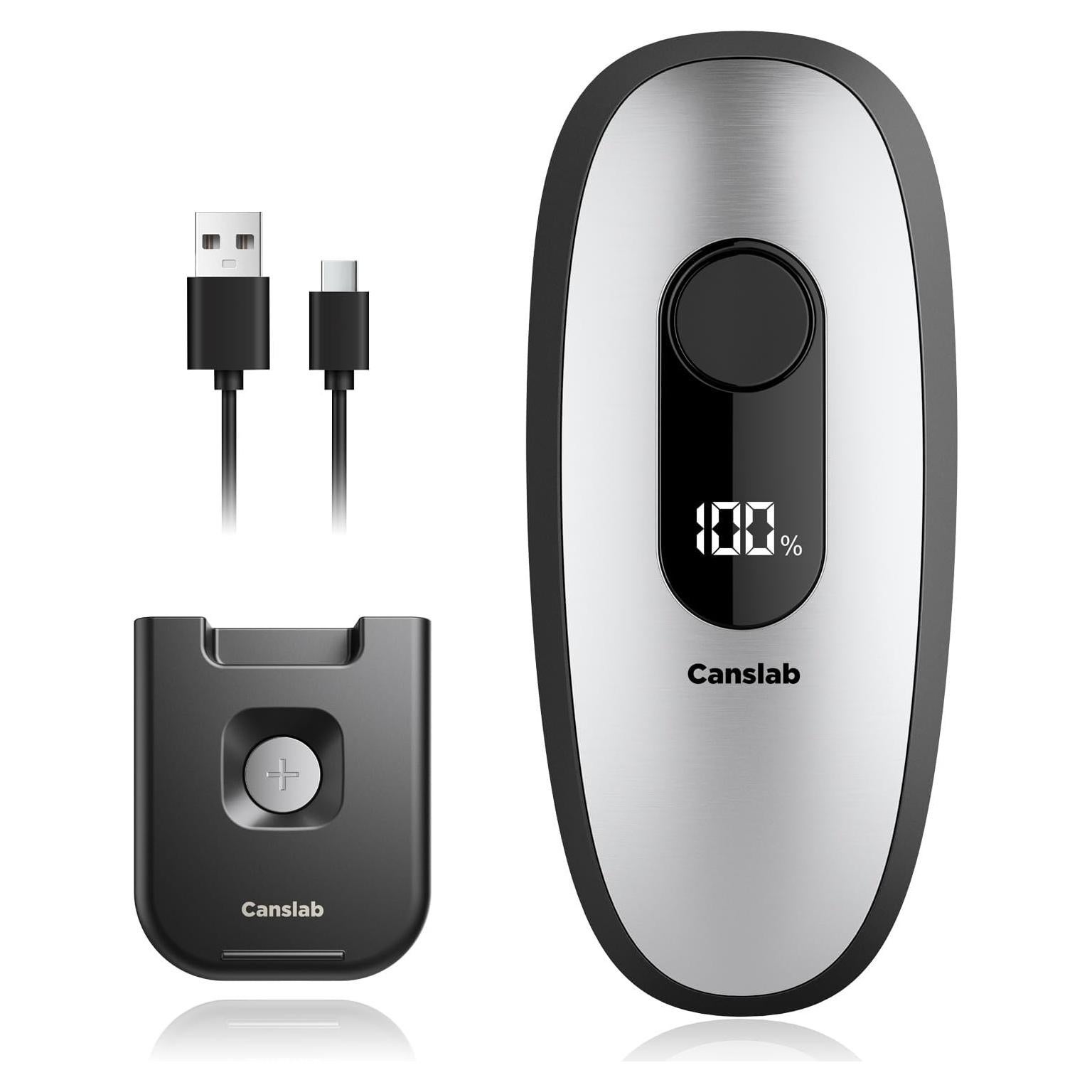 Abridor de Latas Eléctrico Canslab IRON Acero Inoxidable