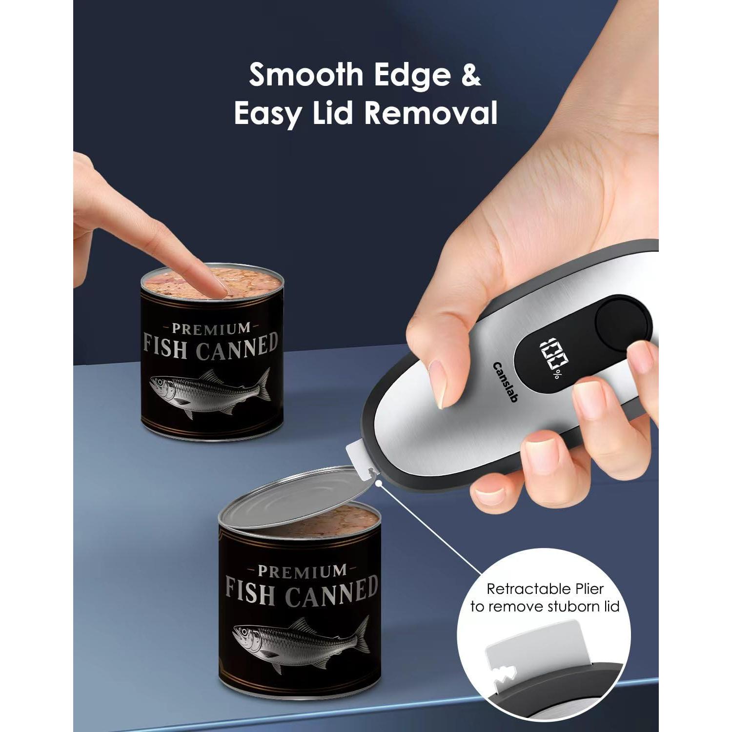 Abridor de Latas Eléctrico Canslab IRON Acero Inoxidable