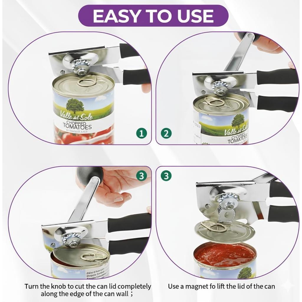 Abrelatas Eléctrico Genérico KO1005 Automático Acero Inoxidable