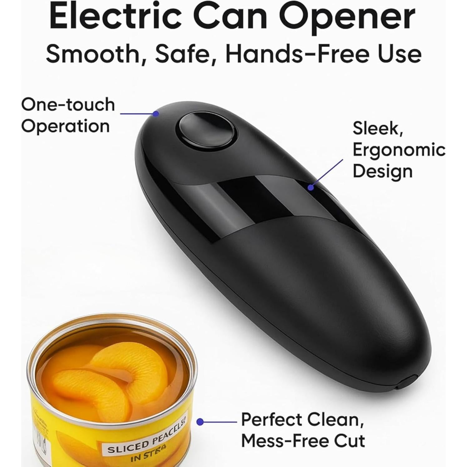 Abrelatas Eléctrico Casafoyer ECC1 Automático para Personas Mayores