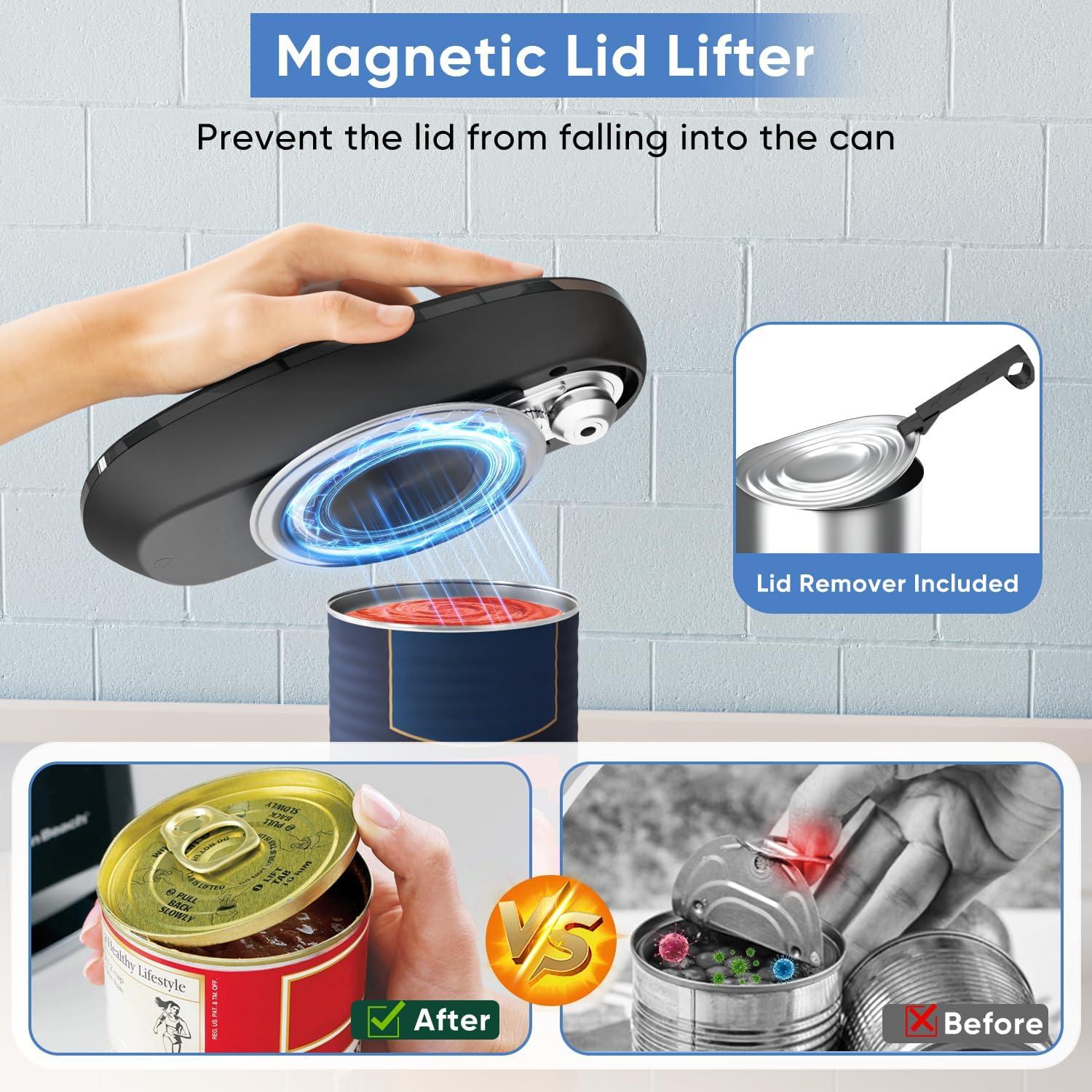 Abrelatas Eléctrico Automático YonBafld Recargable 2600mAh