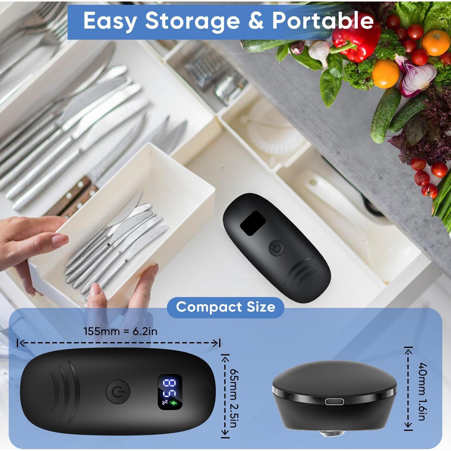 Abrelatas Eléctrico Automático YonBafld Recargable 2600mAh