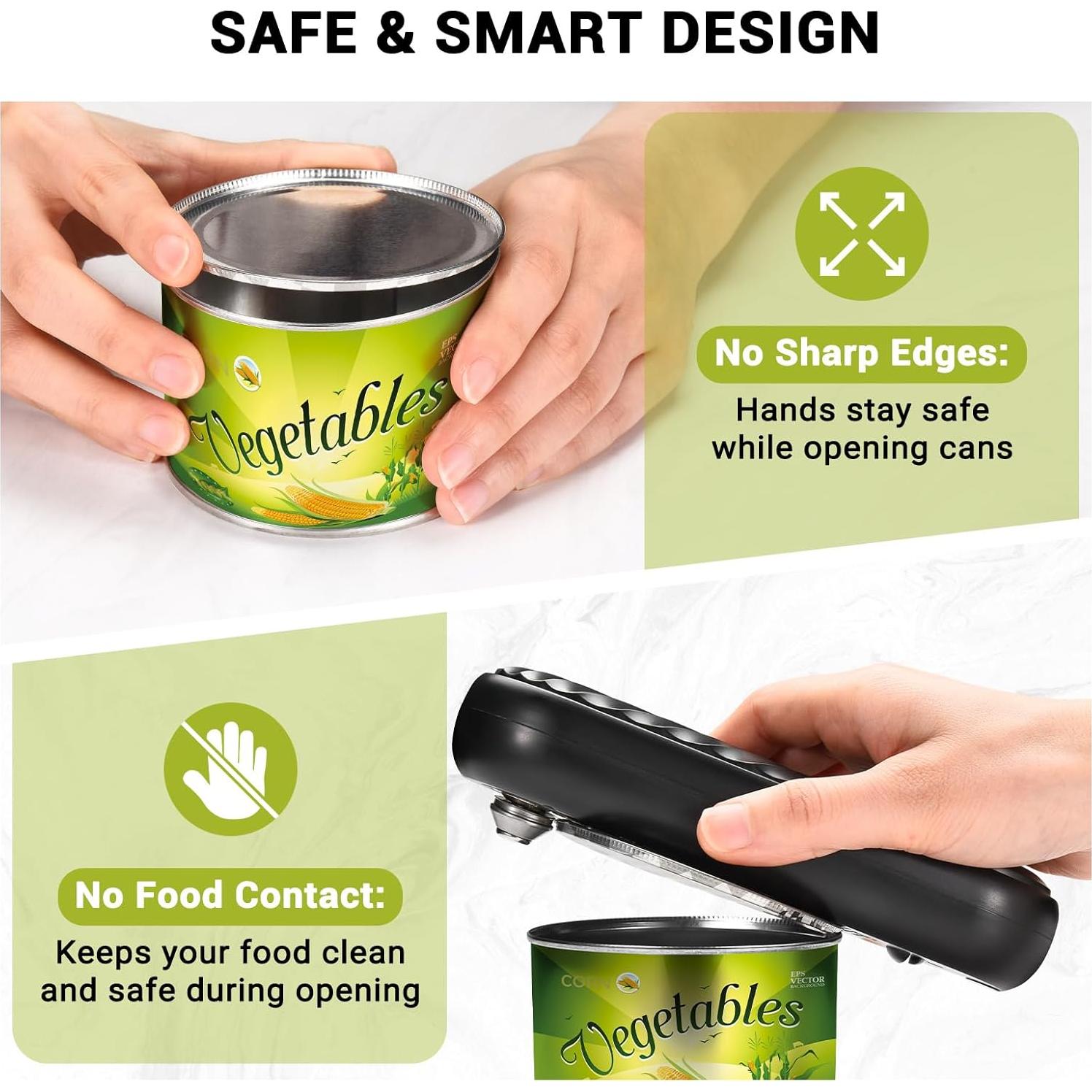 Abrelatas Eléctrico Duyiho Automático Recargable para Ancianos