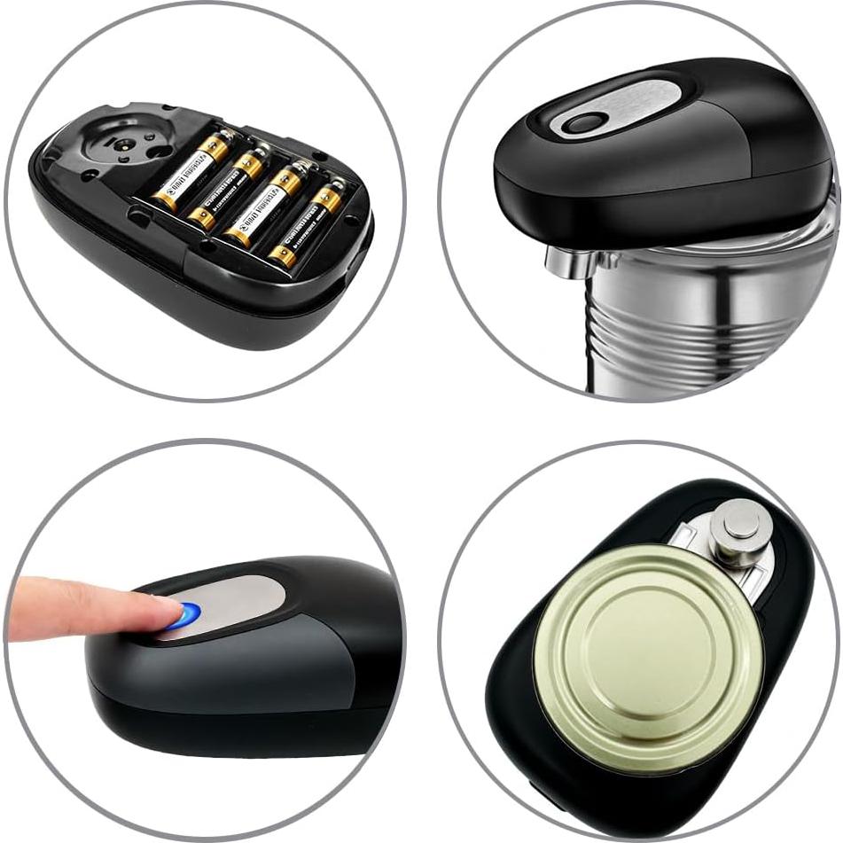 Abrelatas Eléctrico Redwinter Automático 360° para Cocina