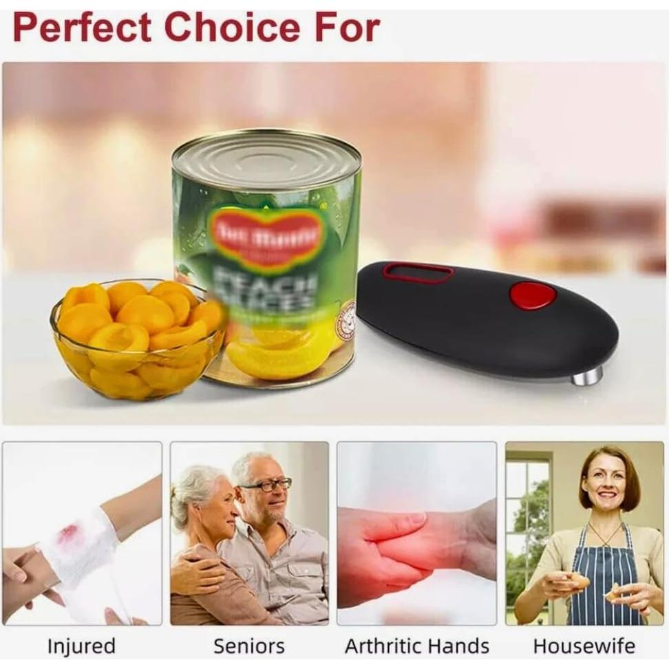 Abrelatas Eléctrico Automático Genérico 17.95 cm Sin Manos