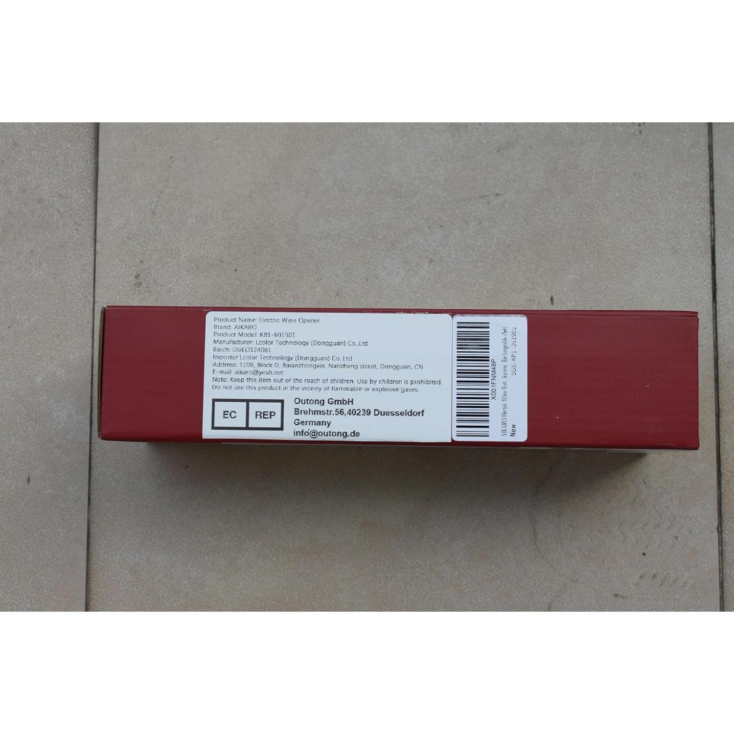 Abridor de Botellas de Vino Eléctrico AIKARO Recargable