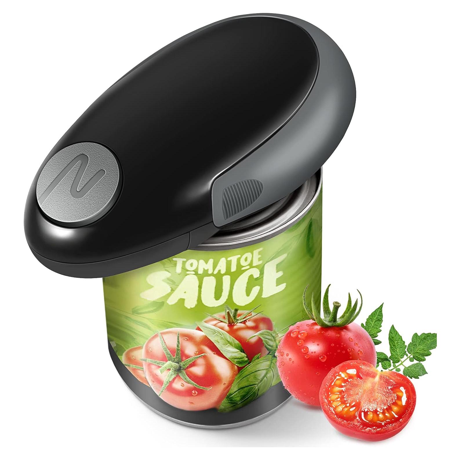 Abrelatas Eléctrico ThriveCan - Un Toque, Negro, 226g