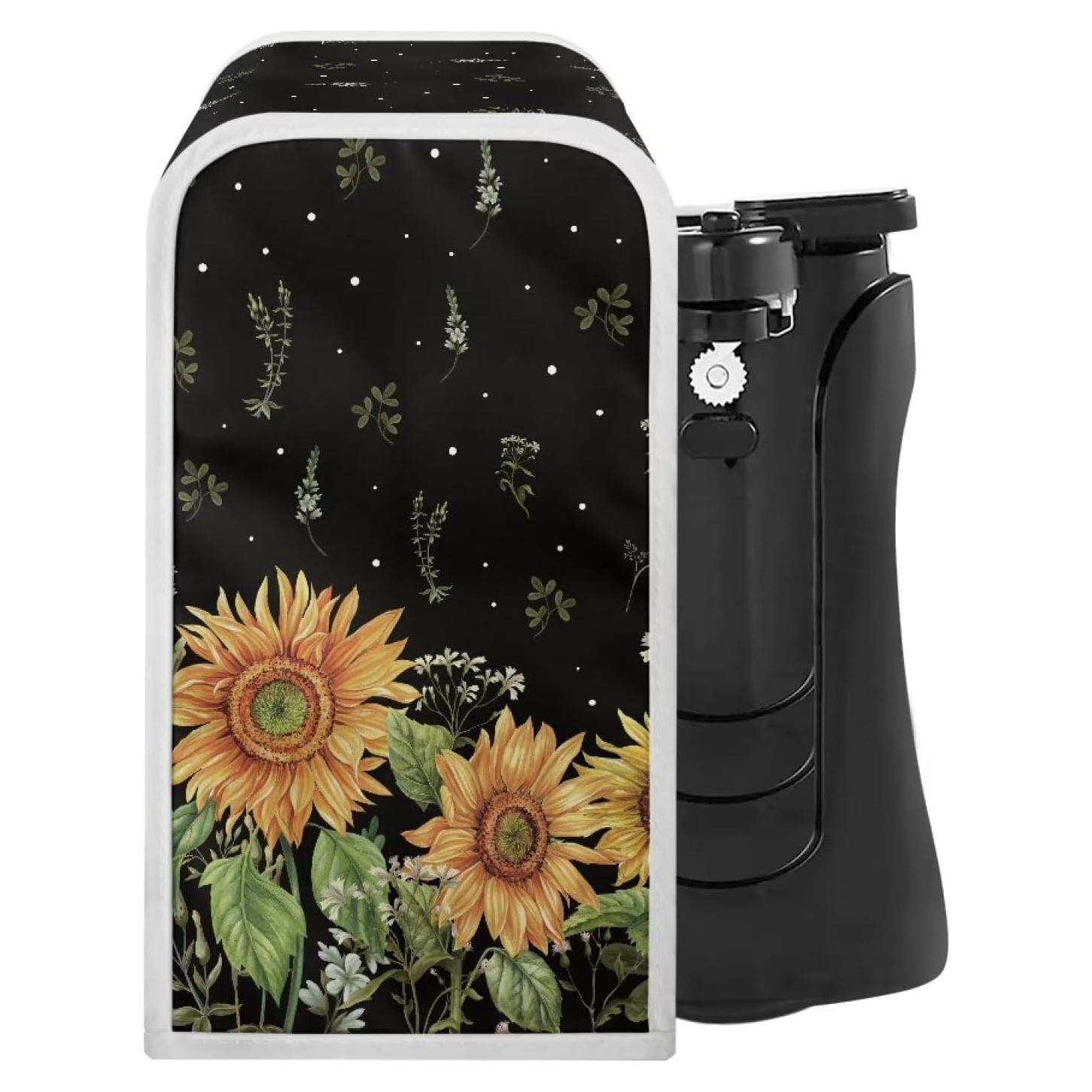 Cubierta de Polvo para Abrelatas Eléctrico ZUXONGSY Girasol