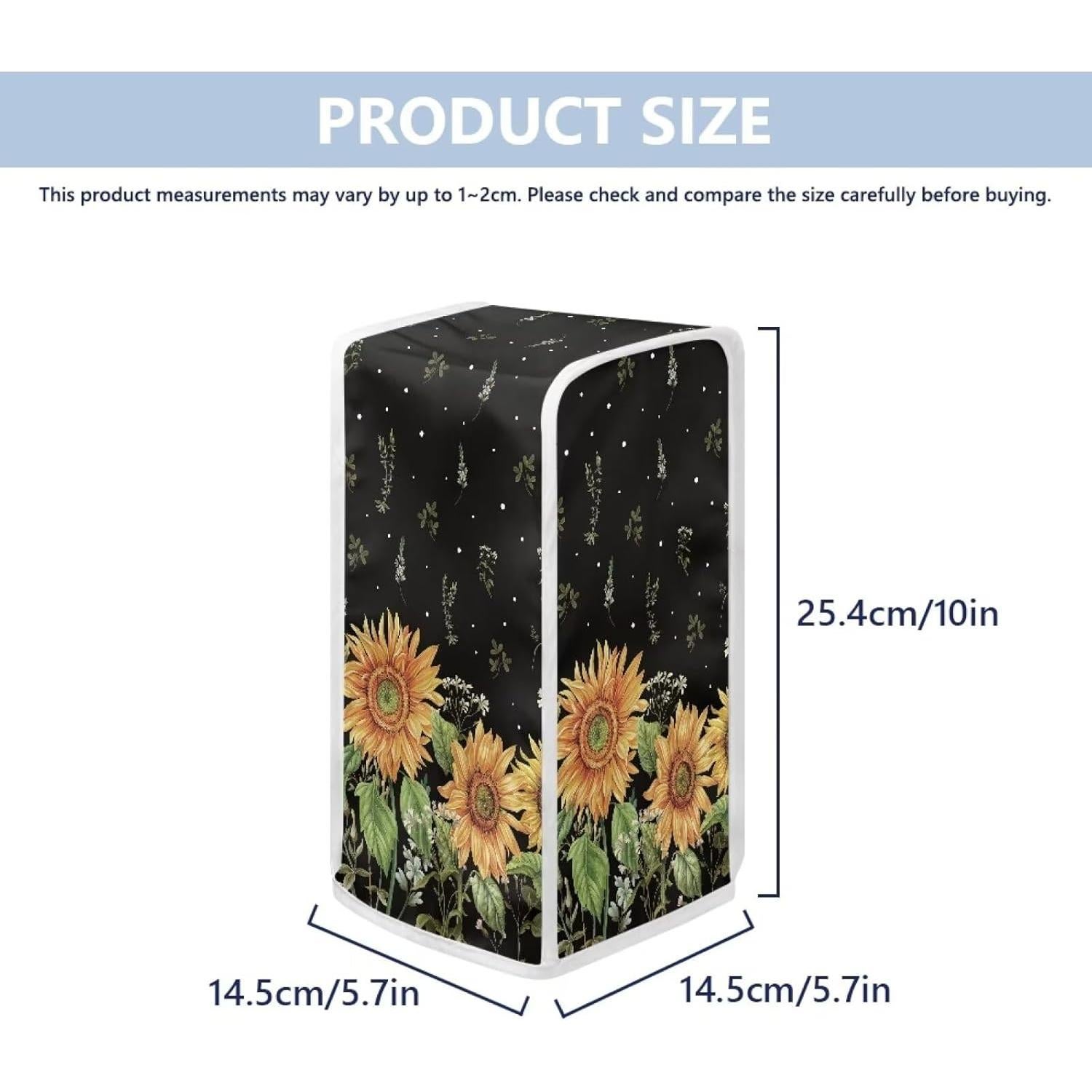Cubierta de Polvo para Abrelatas Eléctrico ZUXONGSY Girasol