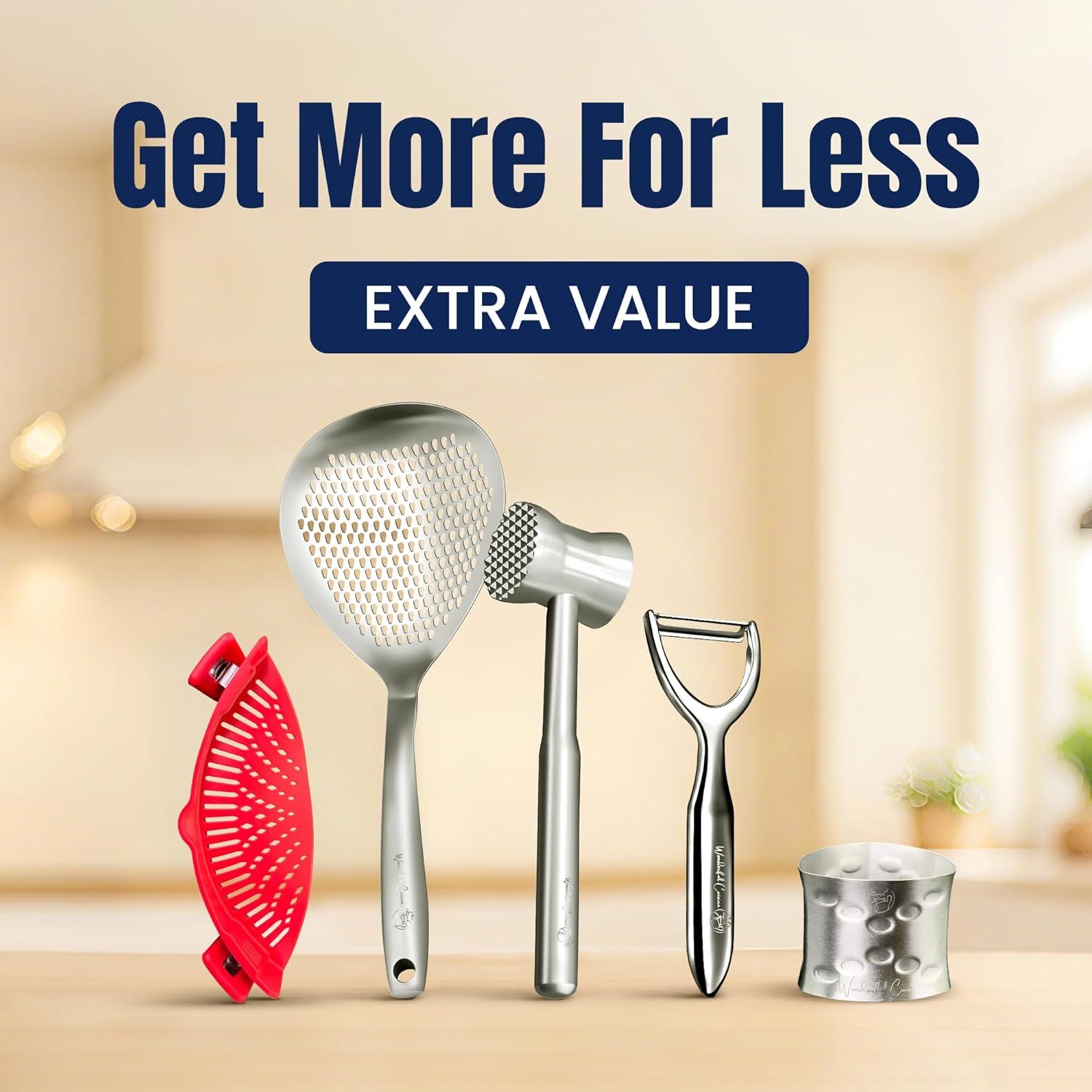 Pelador de Verduras Wonderful Cuisine PEELMATE Acero Inoxidable