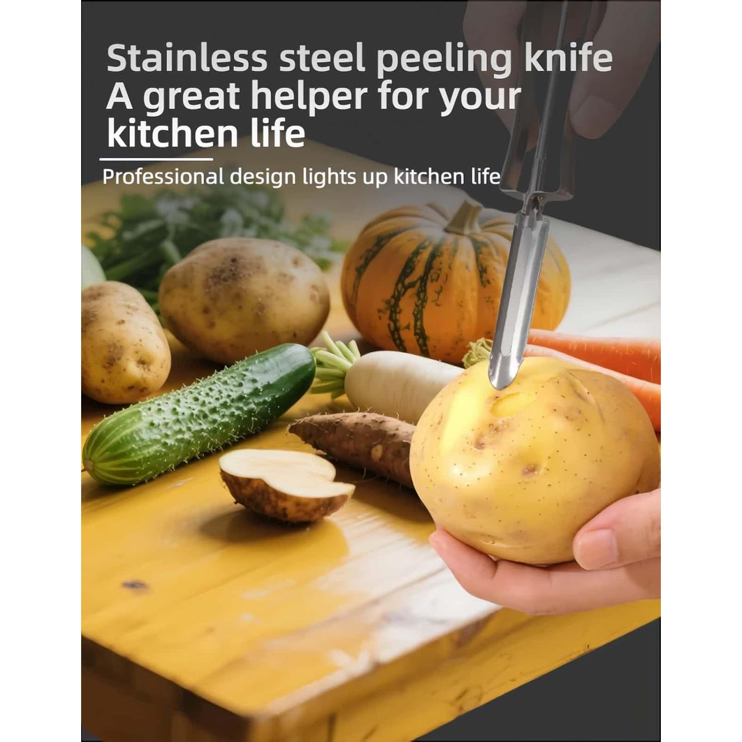 Pelador de Verduras RyanDesign RD - Acero Inoxidable Ergonómico