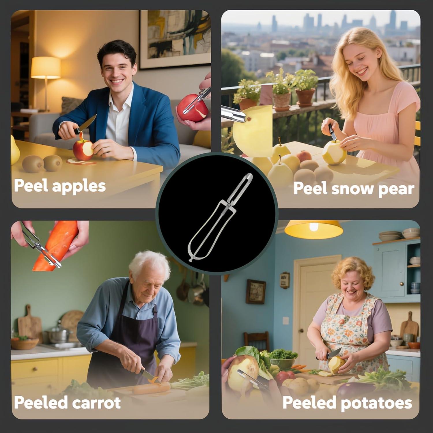 Pelador de Verduras RyanDesign RD - Acero Inoxidable Ergonómico