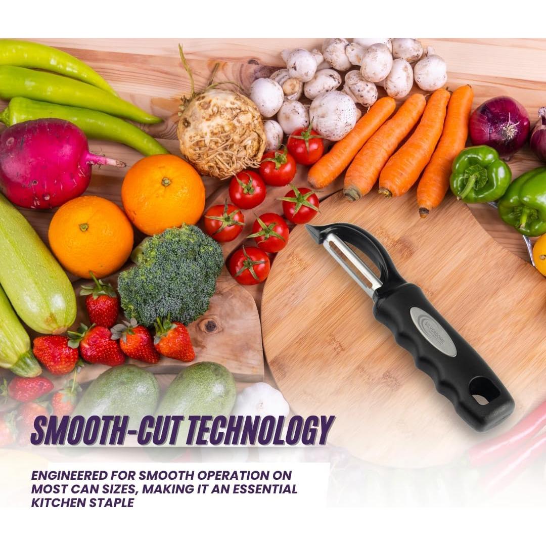 Pelador Giratorio Silverdome - Acero Inoxidable Ergonómico 20.32 cm