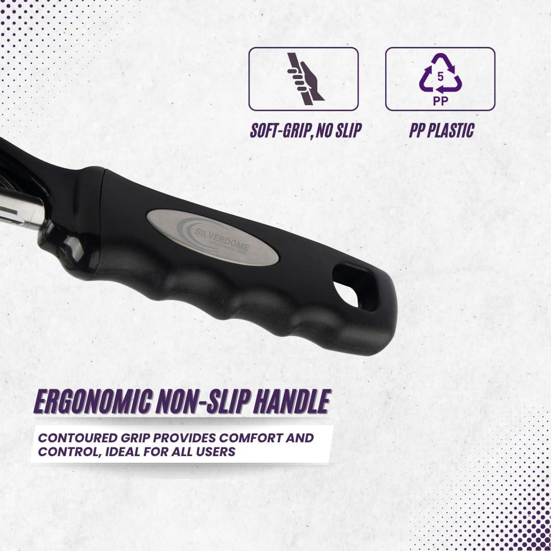 Pelador Giratorio Silverdome - Acero Inoxidable Ergonómico 20.32 cm