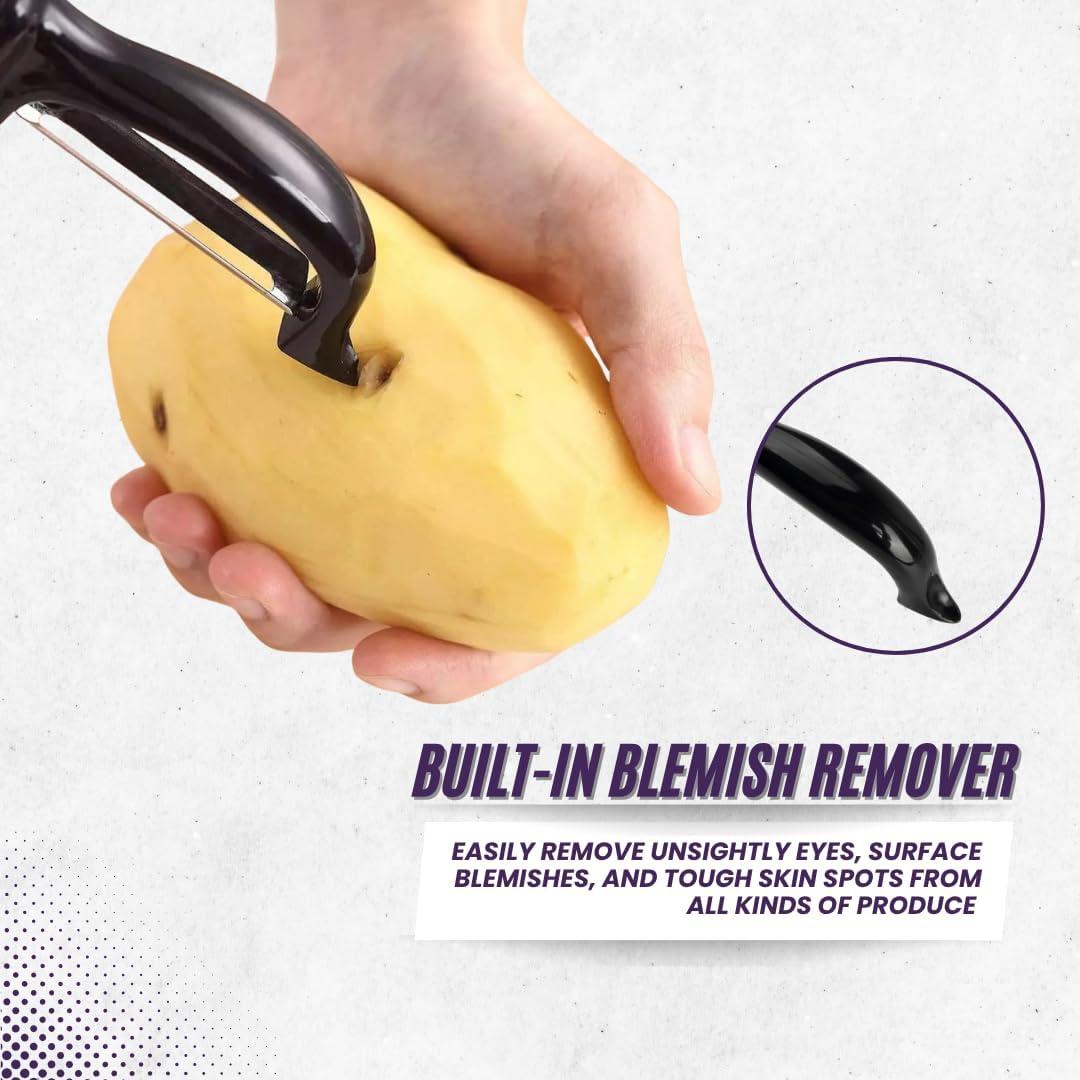 Pelador Giratorio Silverdome - Acero Inoxidable Ergonómico 20.32 cm