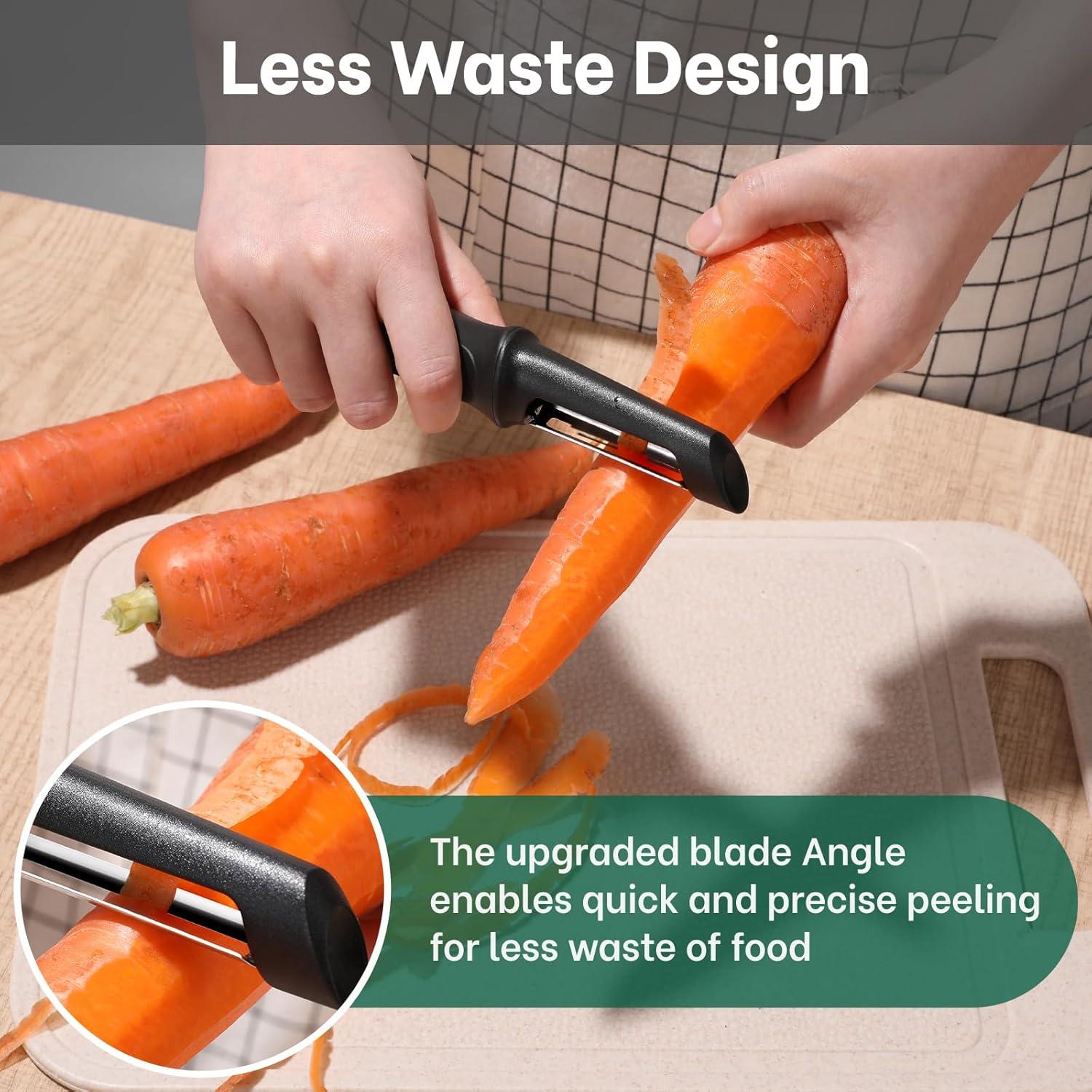 Pelador de Verduras Giratorio Beneno PL1O1BK1, Acero Inoxidable