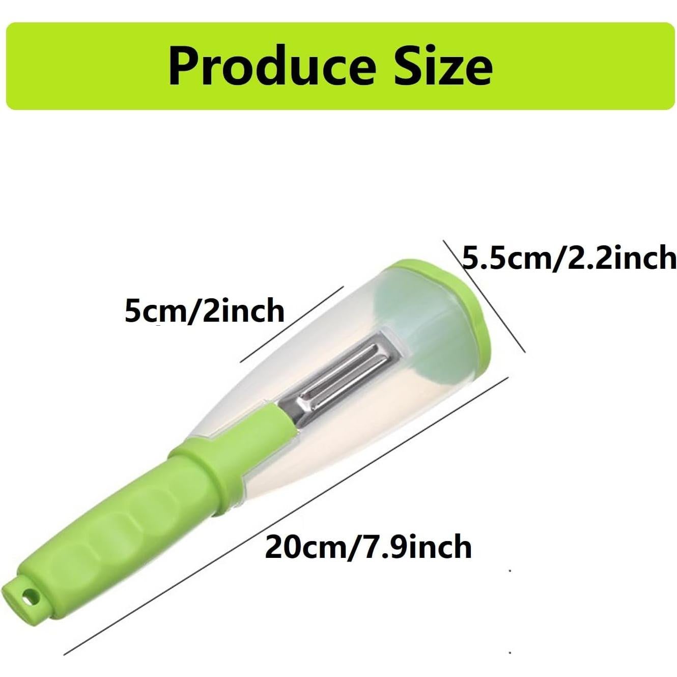 Pelador de Verduras Tochinkar 2025 Rojo con Recogedor