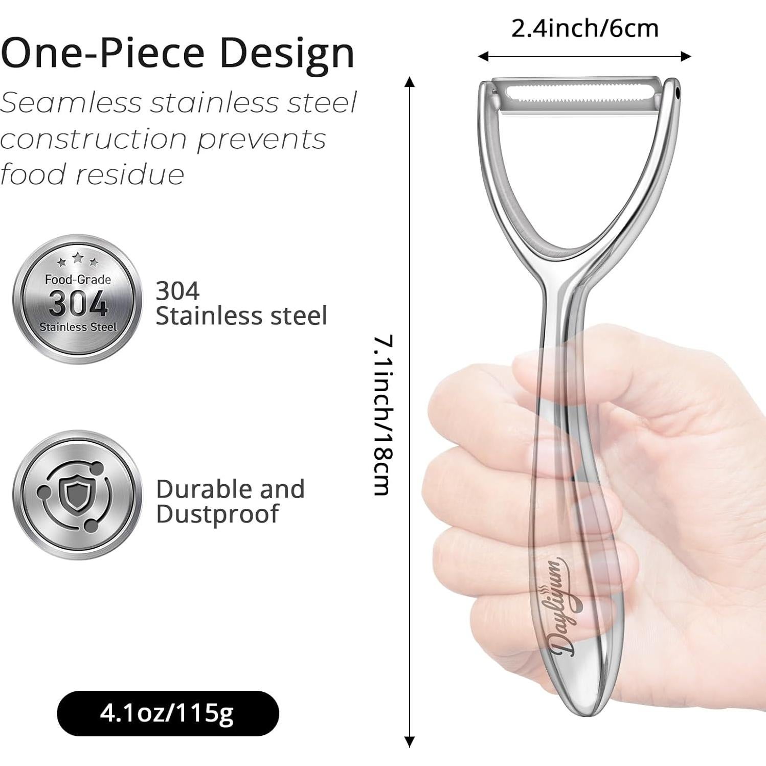 Pelador de Verduras y Frutas Dayliyum DYVP-01 Acero Inoxidable