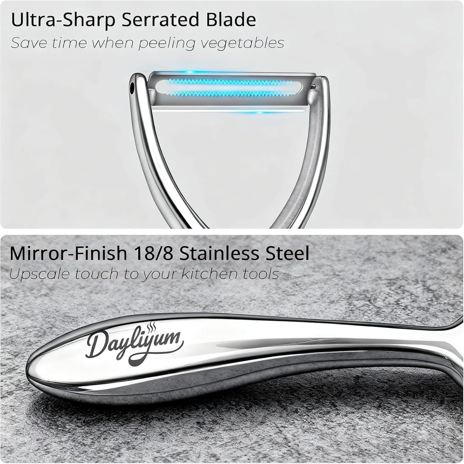 Pelador de Verduras y Frutas Dayliyum DYVP-01 Acero Inoxidable