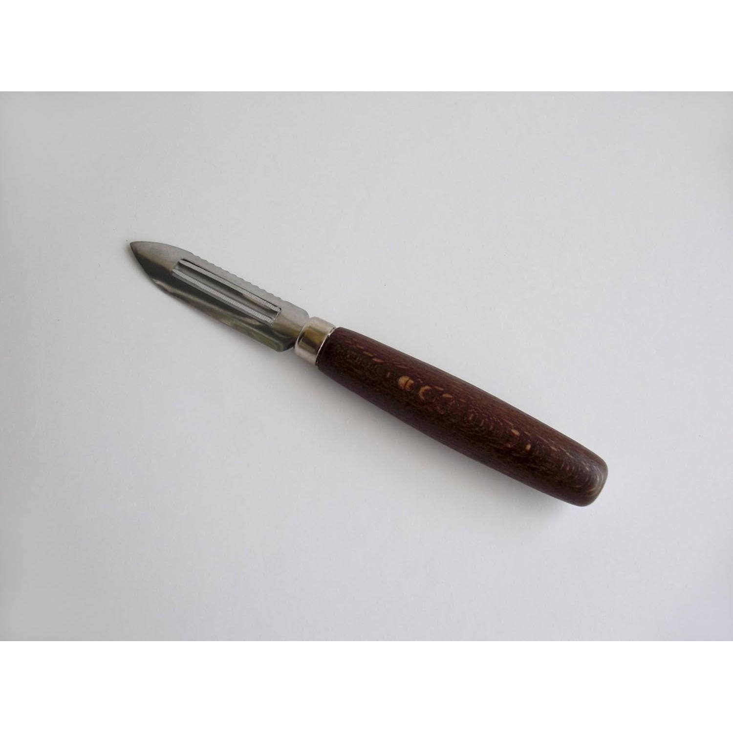 Pelador de Verduras Tredoni EI1 - Acero Inoxidable y Madera