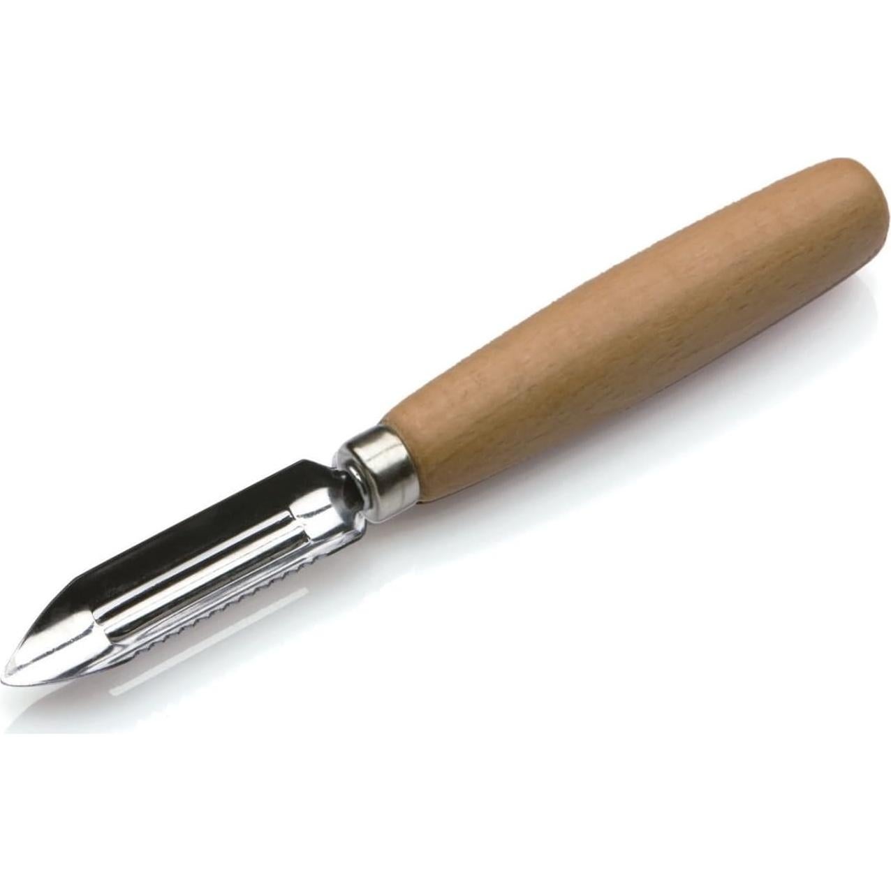 Pelador de Verduras Tredoni EI1 - Acero Inoxidable y Madera