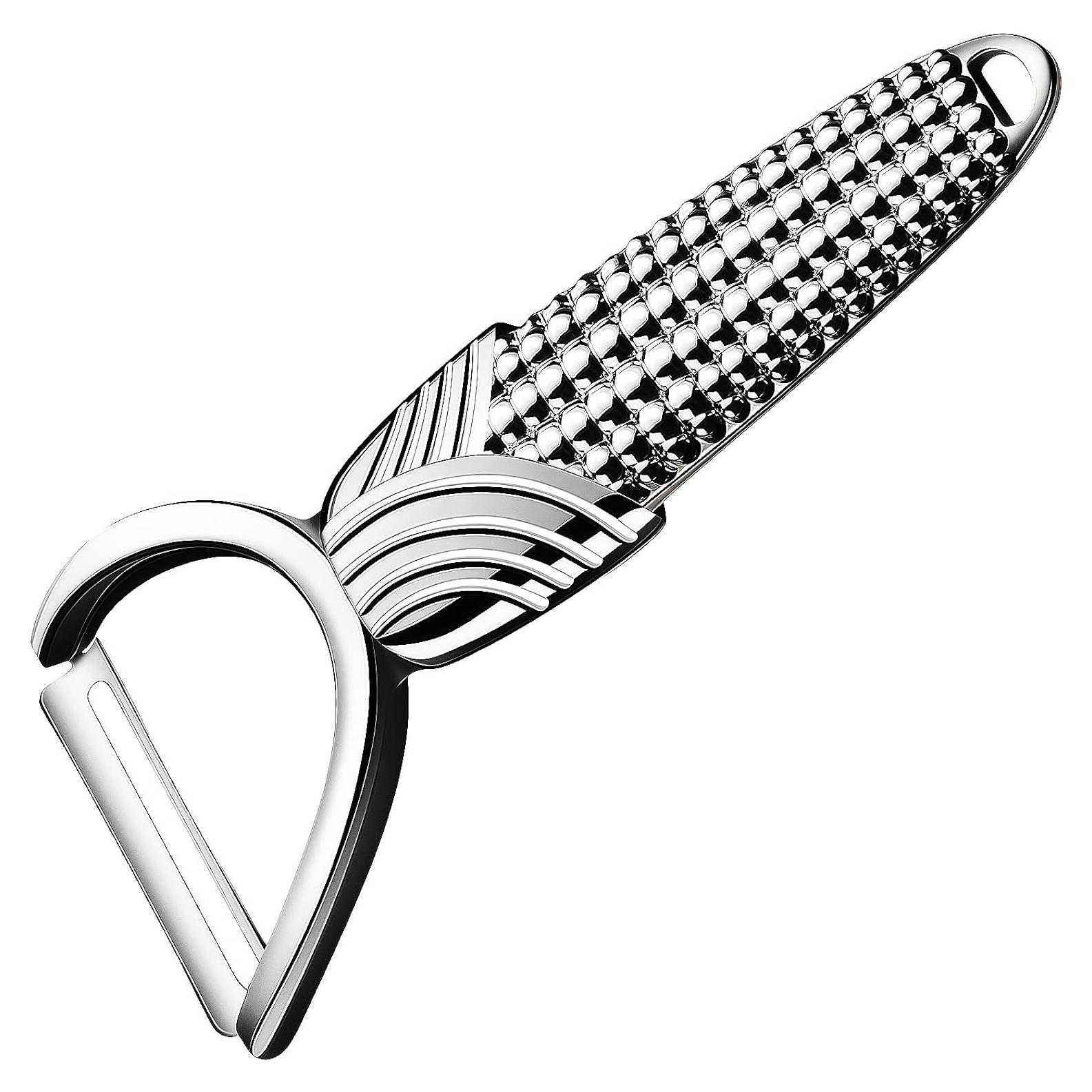 Pelador de Verduras MAXJOY Ergonómico de Acero Inoxidable 15.7cm