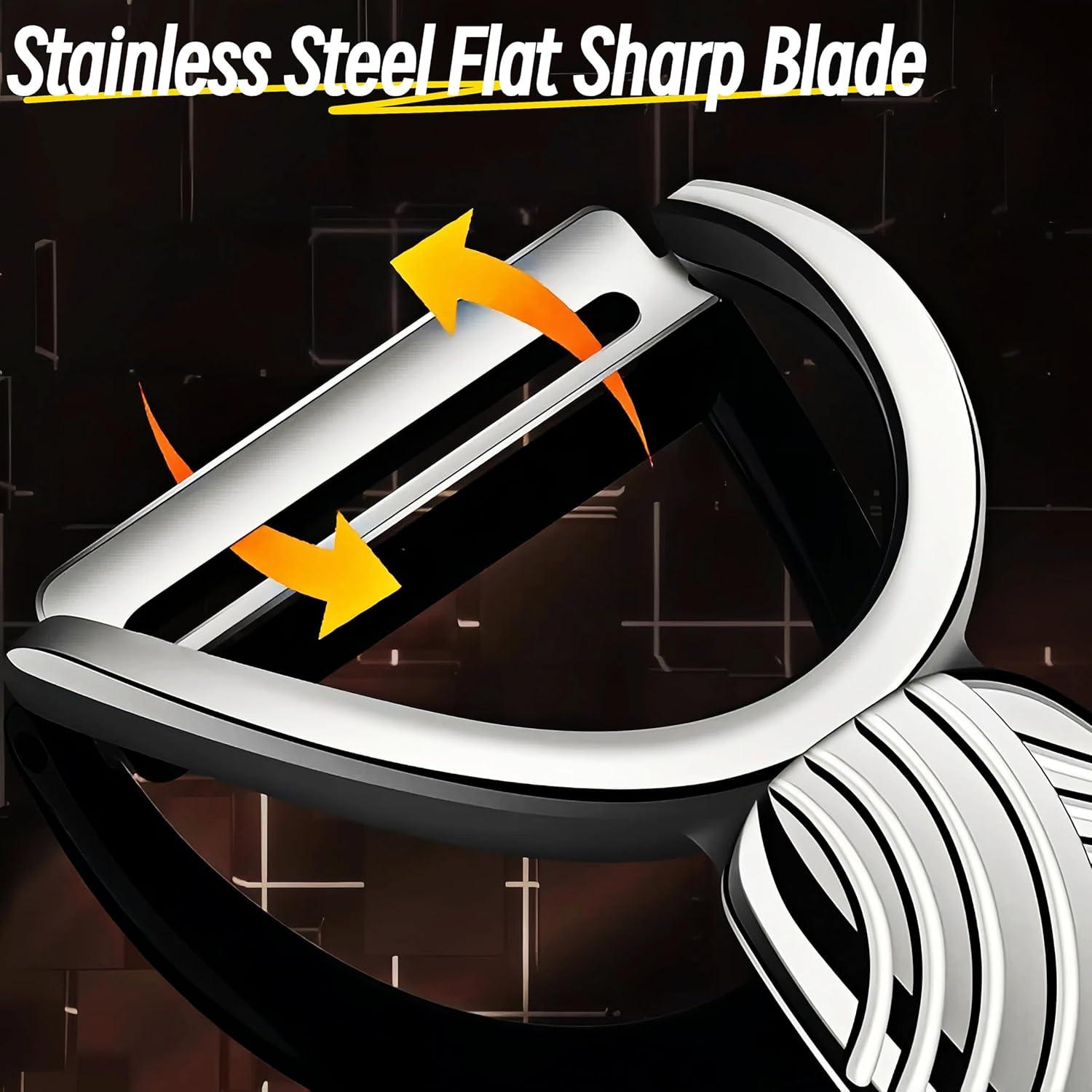 Pelador de Verduras MAXJOY Ergonómico de Acero Inoxidable 15.7cm