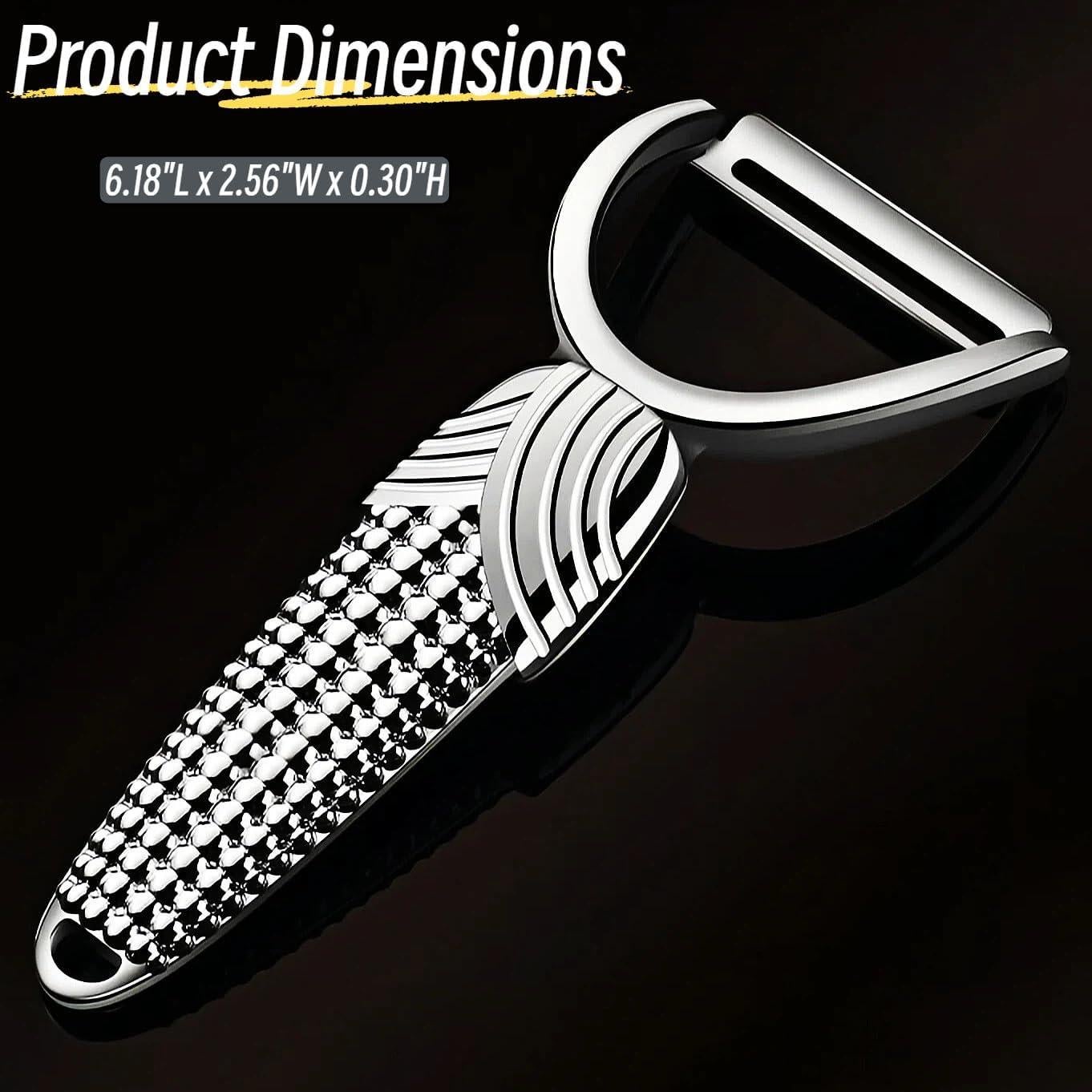 Pelador de Verduras MAXJOY Ergonómico de Acero Inoxidable 15.7cm