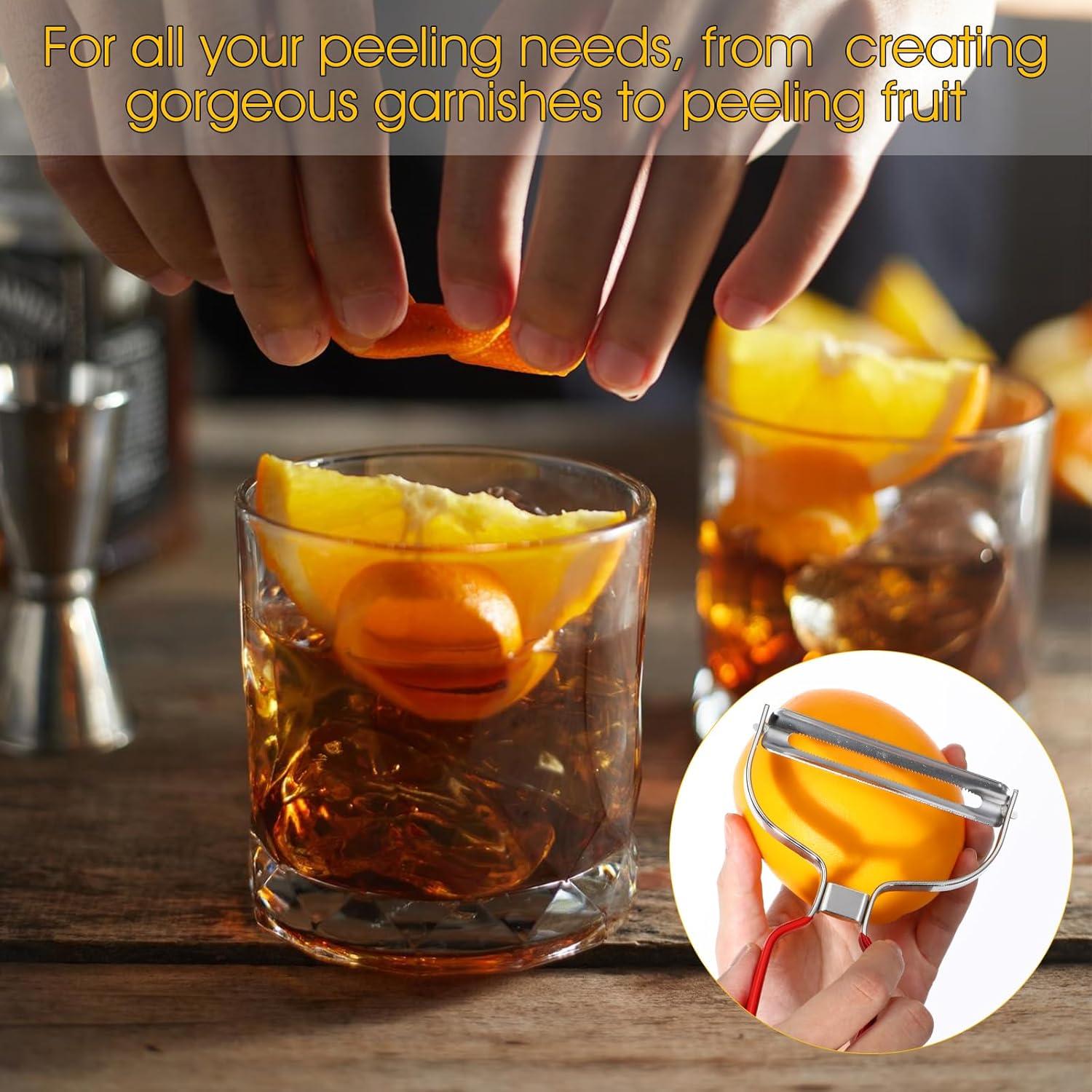 Pelador de Repollo BOHUIZ de Acero Inoxidable Rojo Ergonómico