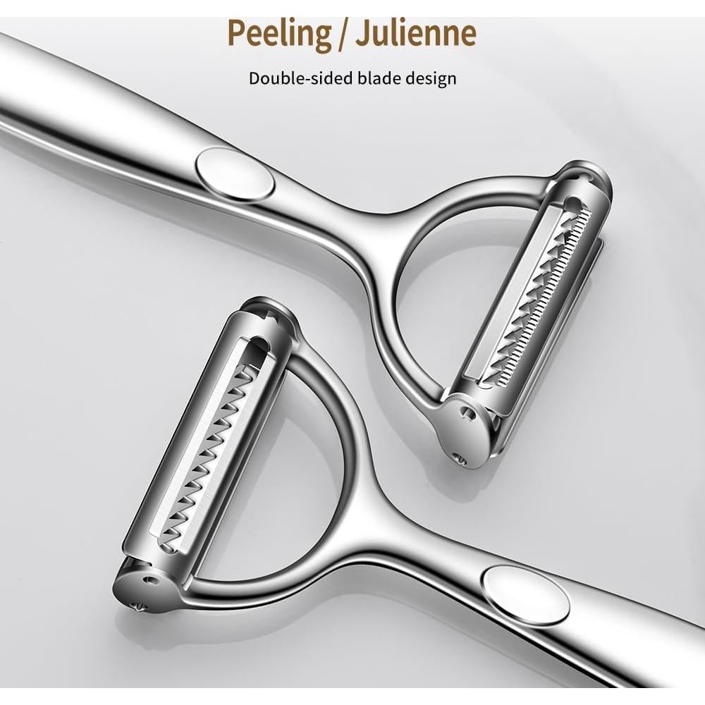 Pelador Julienne 2 en 1 BOMANSI BOMS Acero 15 cm