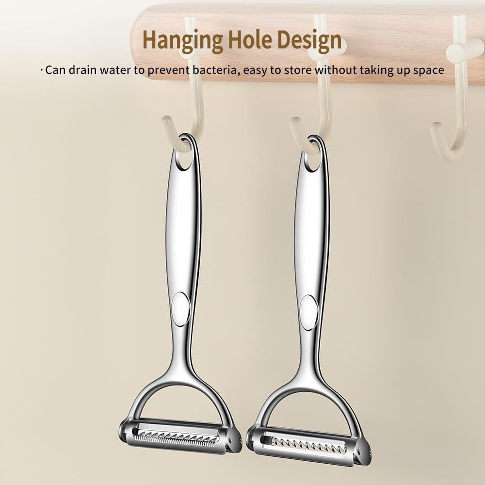 Pelador Julienne 2 en 1 BOMANSI BOMS Acero 15 cm