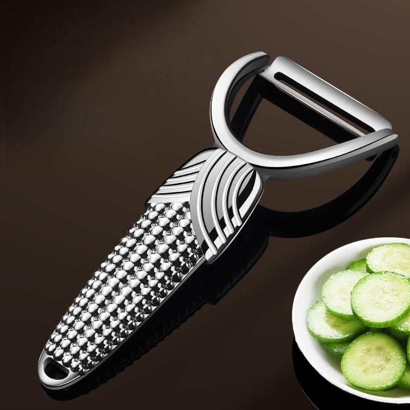 Pelador de Verduras Huakai Giratorio Acero Inoxidable Antideslizante