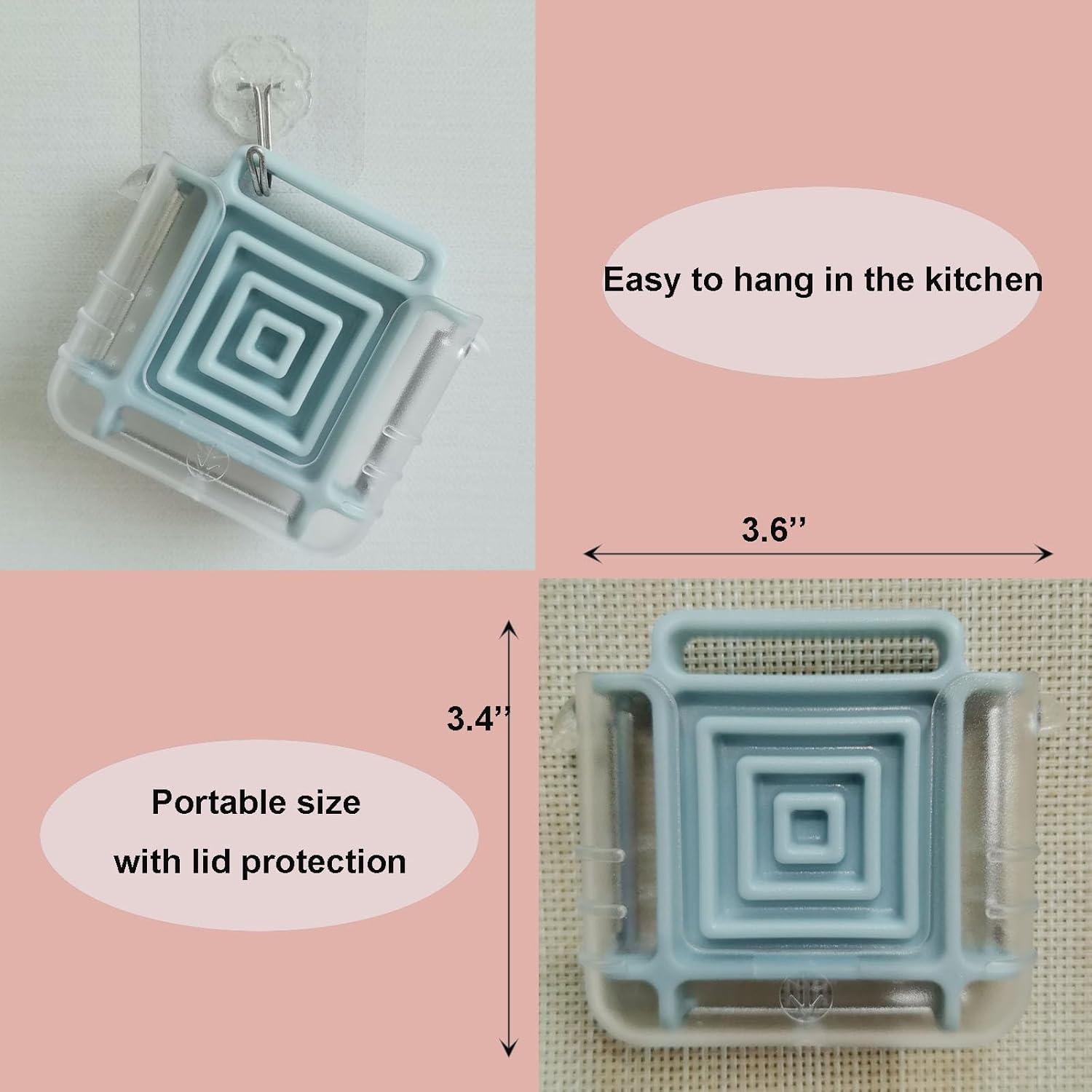 Pelador de Verduras Portátil Dokpod con 3 Cuchillas de Acero Inox