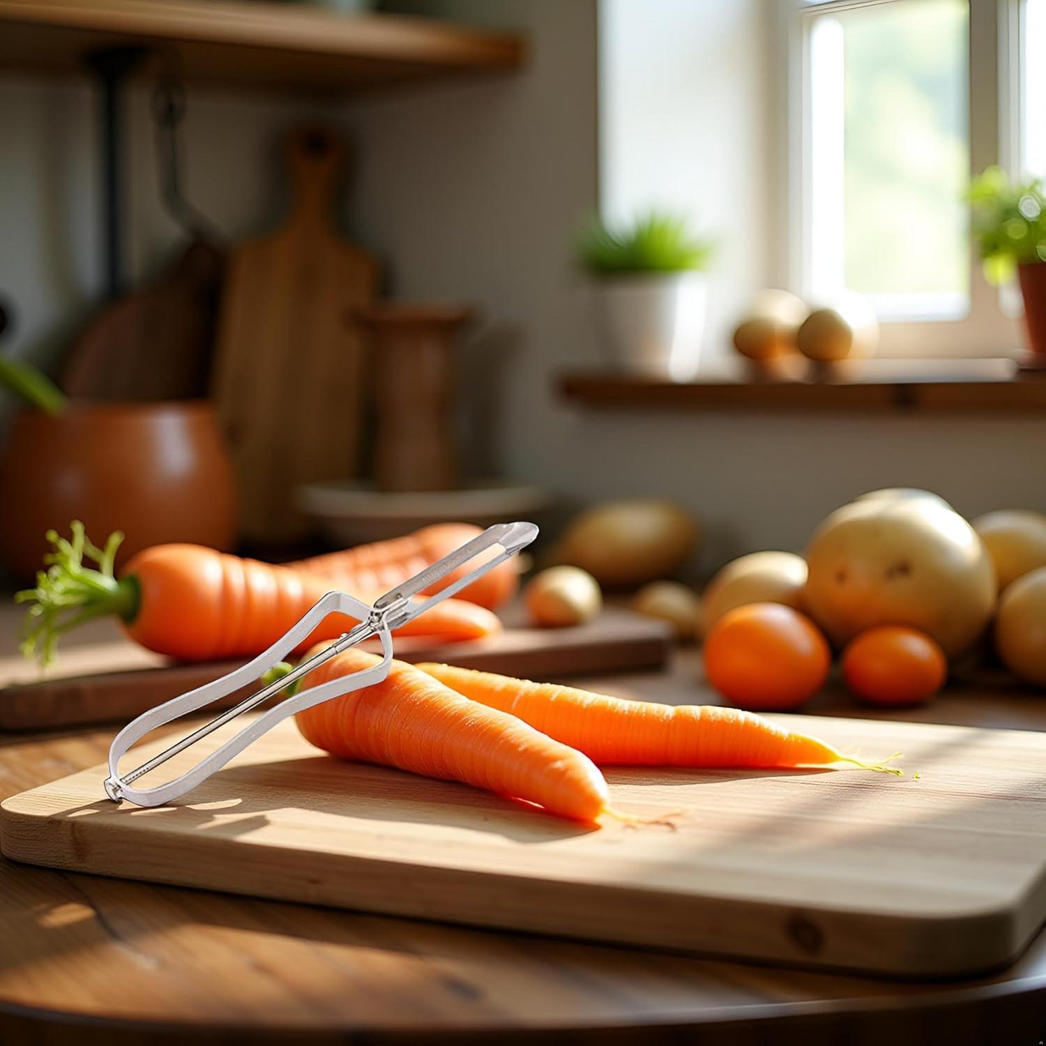 Pelador Profesional de Verduras JJLFresheners Acero Inoxidable