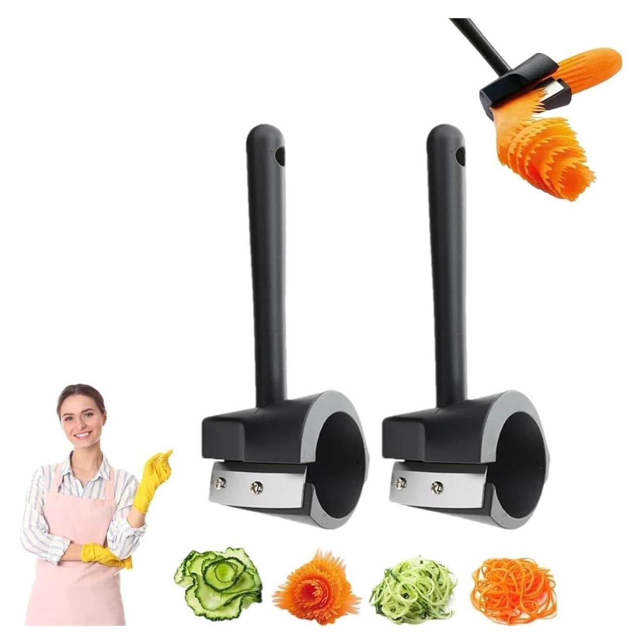Rizador de Verduras Much Hotter - Cortador Manual de Espiral