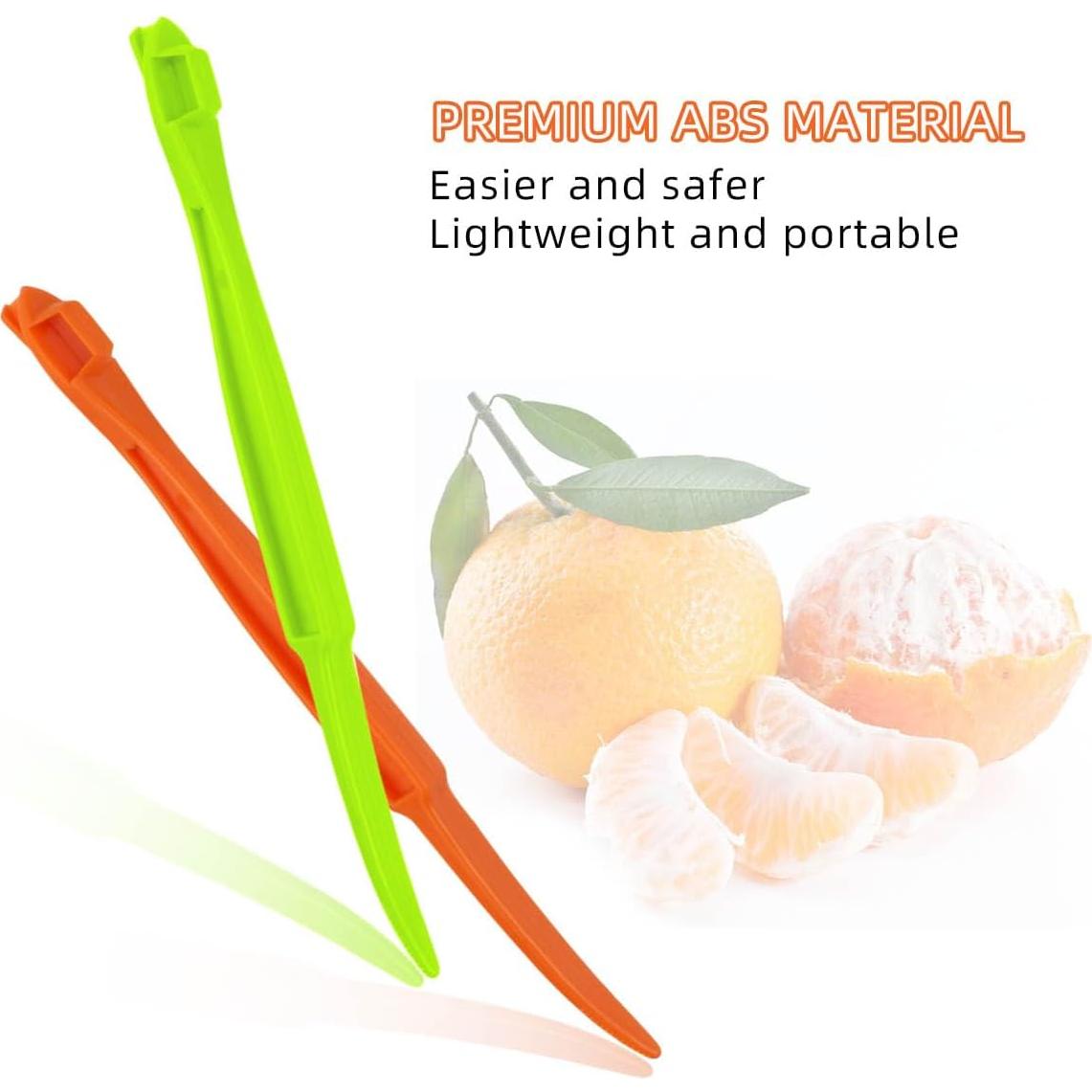 6 Piezas Peladoras de Naranjas TKYPZY - Cortador de Cítricos