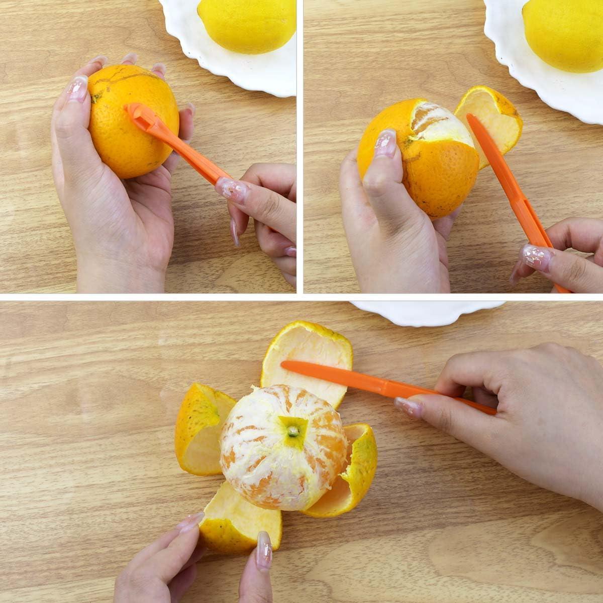 6 Piezas Peladoras de Naranjas TKYPZY - Cortador de Cítricos