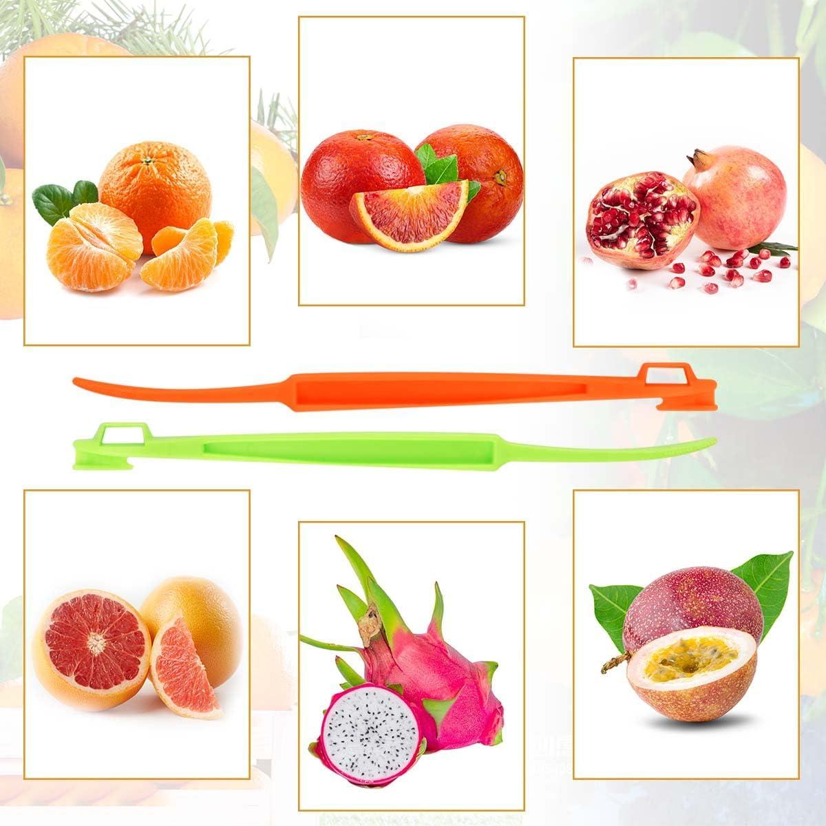 6 Piezas Peladoras de Naranjas TKYPZY - Cortador de Cítricos