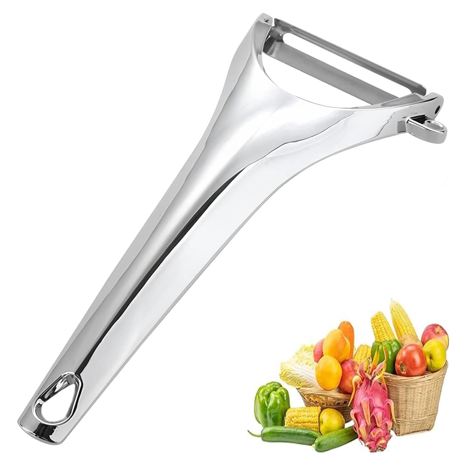 Pelador de Acero Inoxidable ANMIOU Y Pro Ergonómico 16 cm