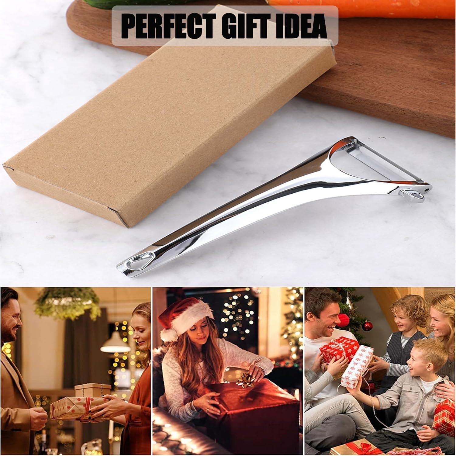 Pelador de Acero Inoxidable ANMIOU Y Pro Ergonómico 16 cm